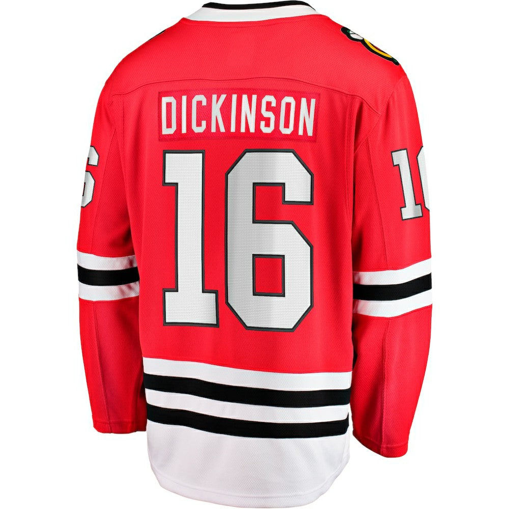 Jason Dickinson Chicago Blackhawks Fanatics Home Breakaway Jersey - Red | US 200723423