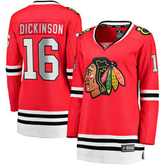 Jason Dickinson Chicago Blackhawks Fanatics Women's Home Breakaway Player Jersey - Red | US 200723424