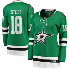 Sam Steel Dallas Stars Fanatics Women's Home Breakaway Player Jersey - Kelly Green | US 200723440