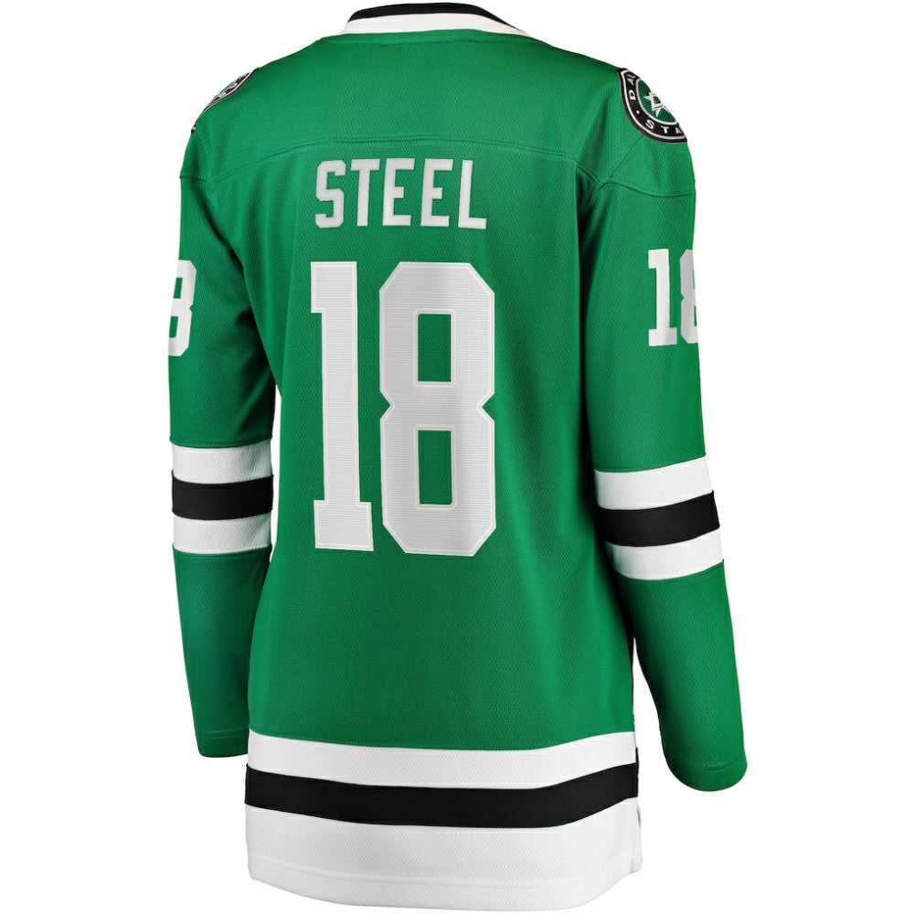 Sam Steel Dallas Stars Fanatics Women's Home Breakaway Player Jersey - Kelly Green | US 200723440