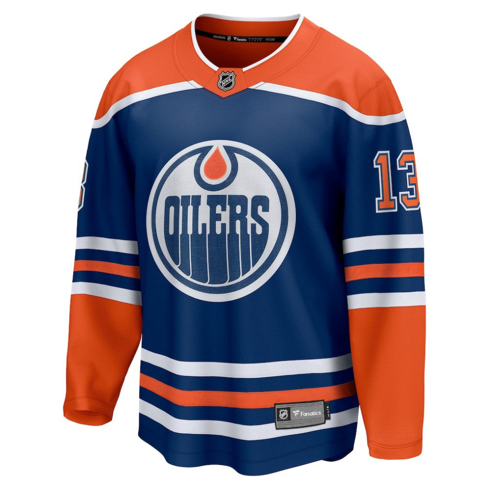 Mattias Janmark Edmonton Oilers Fanatics Home Breakaway Jersey - Royal | US 200723445