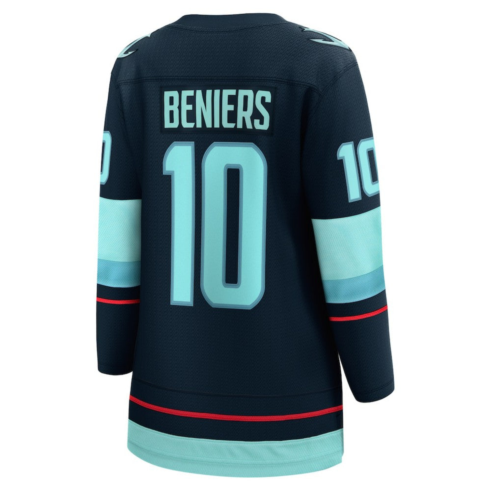 Matty Beniers Seattle Kraken Fanatics Women's Home Breakaway Player Jersey - Deep Sea Blue | US 200723497