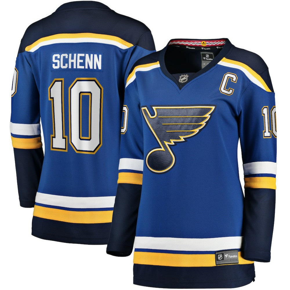 Brayden Schenn St. Louis Blues Fanatics Women's Home Breakaway Player Jersey - Blue | US 200723505