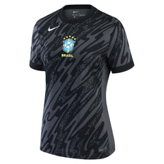 Brazil National Team Women's 2024 Goalkeeper Replica Stadium Jersey Anthracite - Nike discount