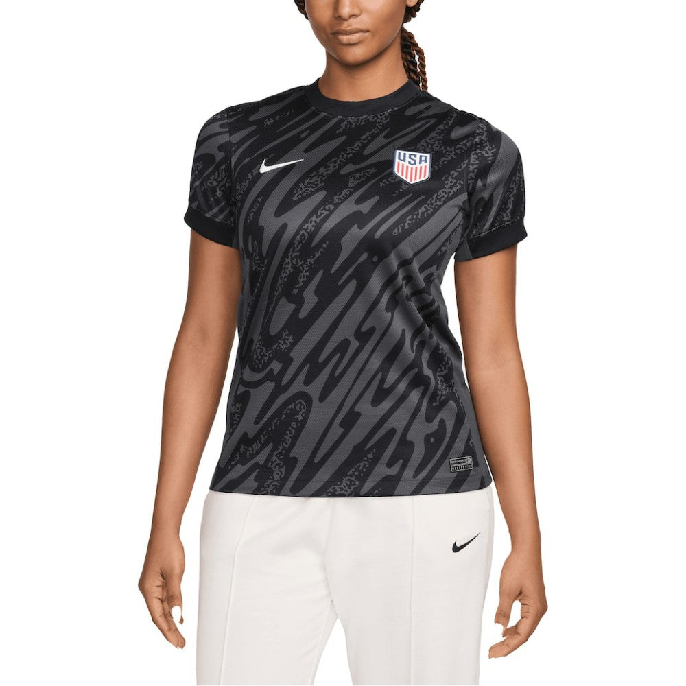 USMNT Women's 2024 Goalkeeper Replica Stadium Jersey Black - Nike sale