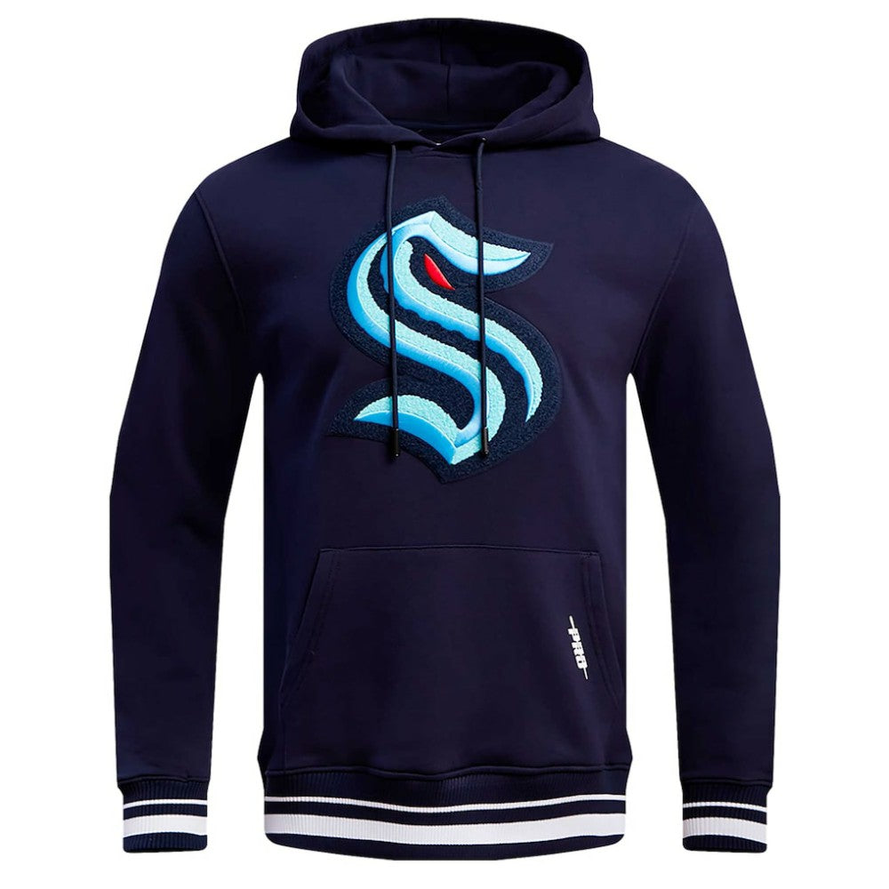 Seattle Kraken Pro Standard Retro Classic Fleece Pullover Hoodie - Deep Sea Blue | US 200723685