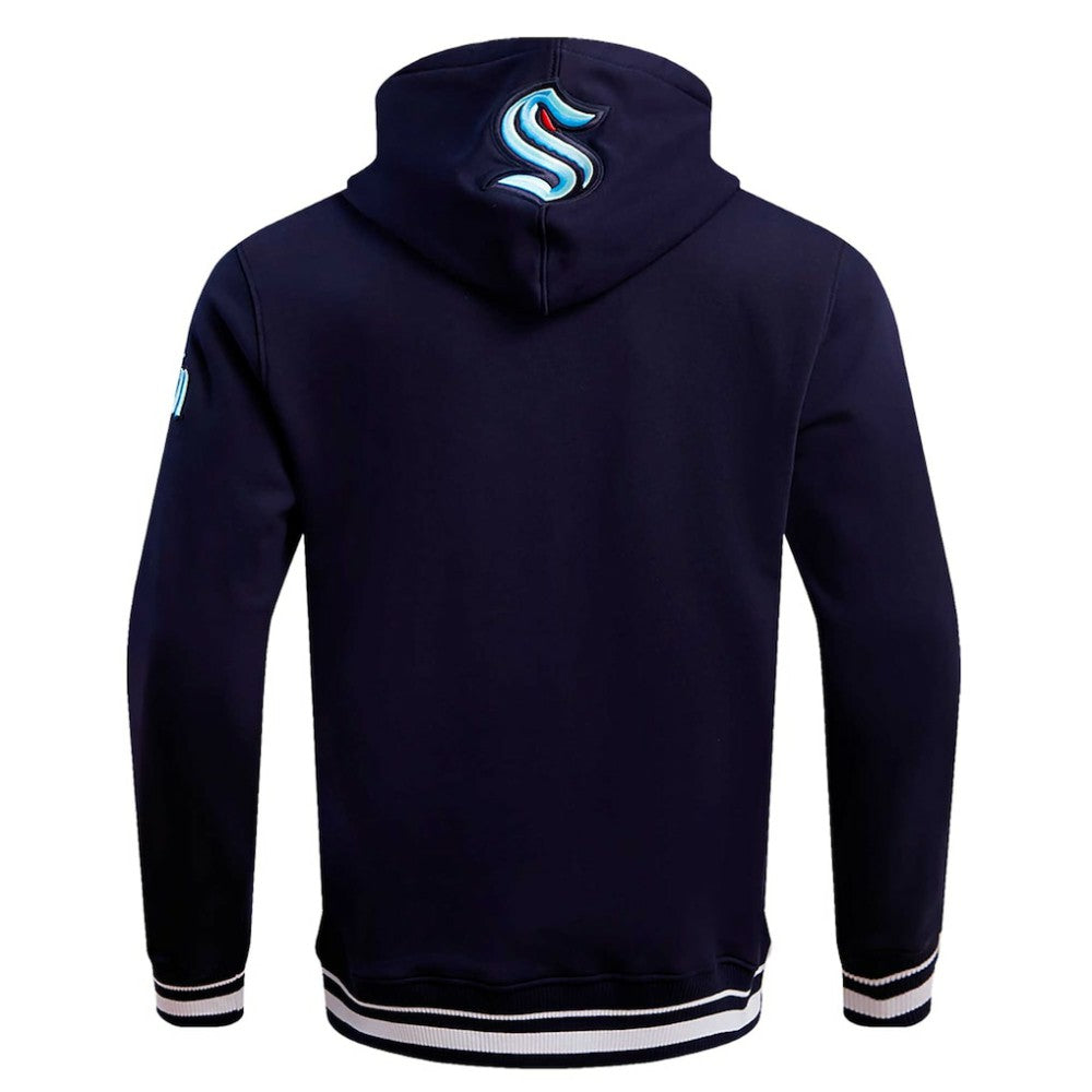 Seattle Kraken Pro Standard Retro Classic Fleece Pullover Hoodie - Deep Sea Blue | US 200723685
