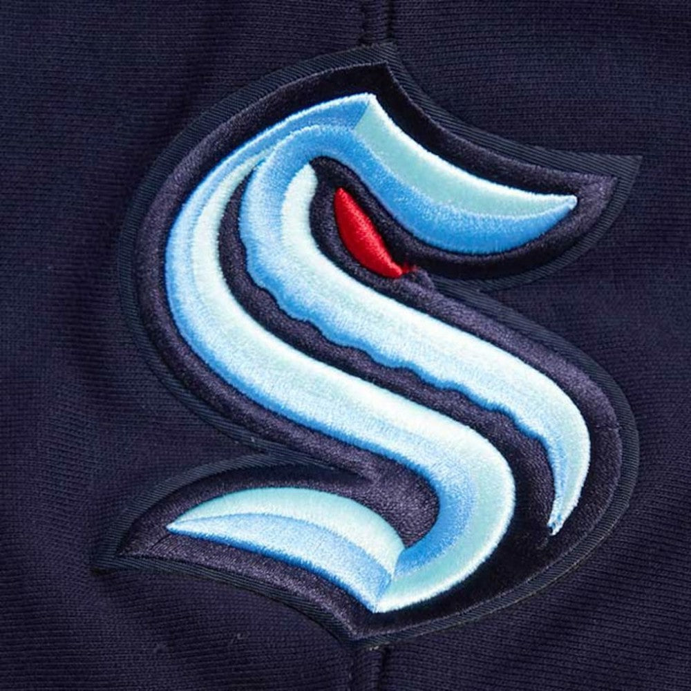 Seattle Kraken Pro Standard Retro Classic Fleece Pullover Hoodie - Deep Sea Blue | US 200723685