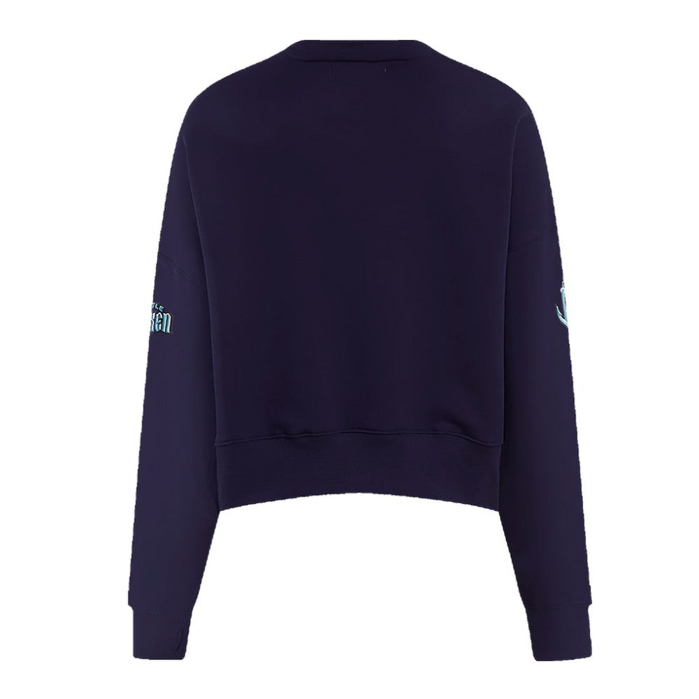 Seattle Kraken Pro Standard Women's Mascot Crewneck Pullover Sweatshirt - Deep Sea Blue | US 200723732
