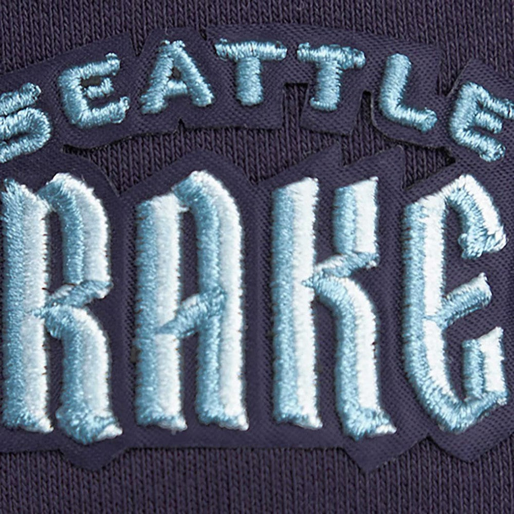Seattle Kraken Pro Standard Women's Mascot Crewneck Pullover Sweatshirt - Deep Sea Blue | US 200723732
