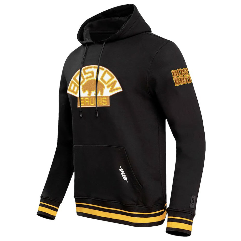 Boston Bruins Pro Standard Retro Classic Fleece Pullover Hoodie - Black | US 200723743