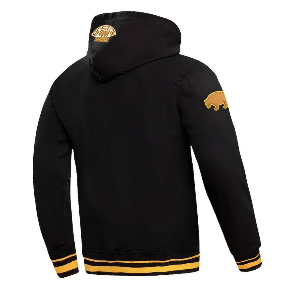 Boston Bruins Pro Standard Retro Classic Fleece Pullover Hoodie - Black | US 200723743