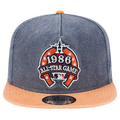 Houston Astros New Era 1986 MLB All-Star Game Pigment Dye Golfer  Snapback Hat - Navy/Orange Hats