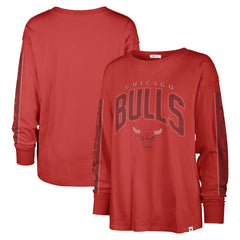 Chicago Bulls '47 Women's Tomcat Long Sleeve T-Shirt Red - 47 brand