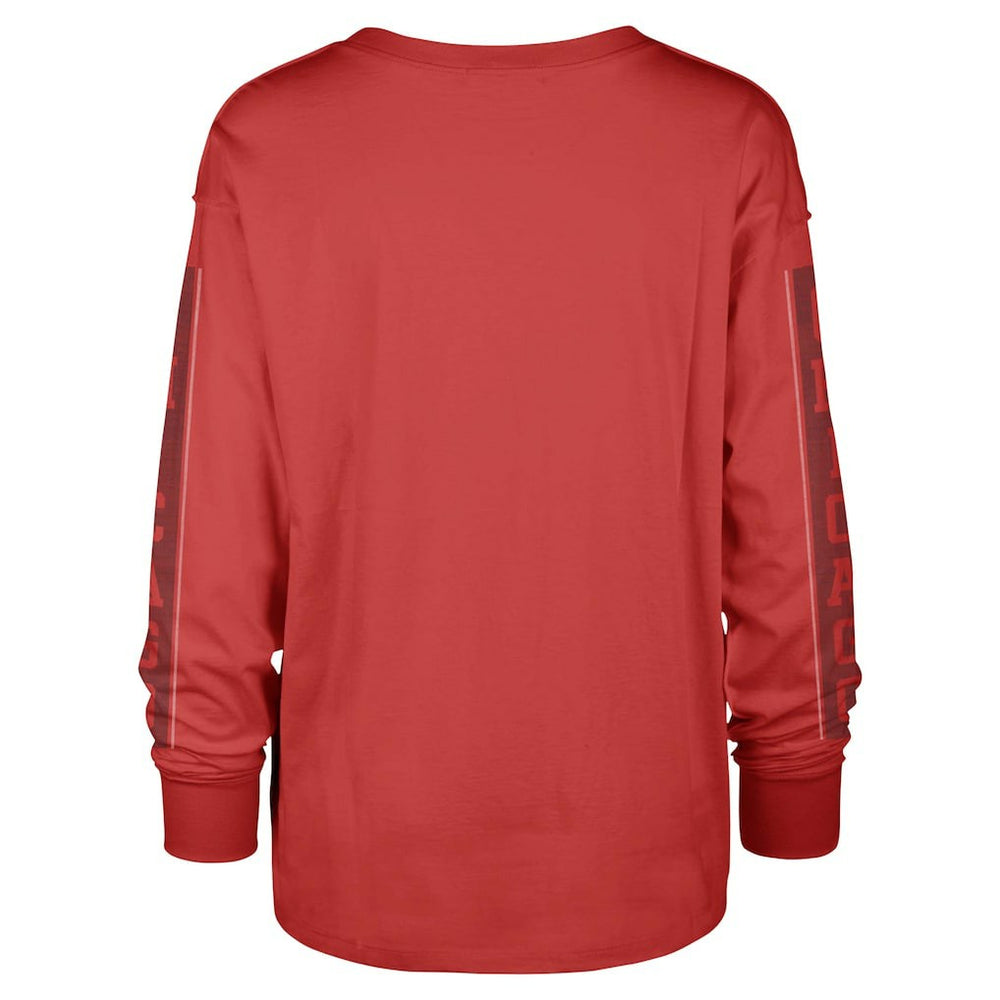 Chicago Bulls '47 Women's Tomcat Long Sleeve T-Shirt Red - 47 brand