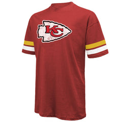 Travis Kelce Kansas City Chiefs Majestic Threads Name & Number Oversized Fit T-Shirt - Red T-shirts