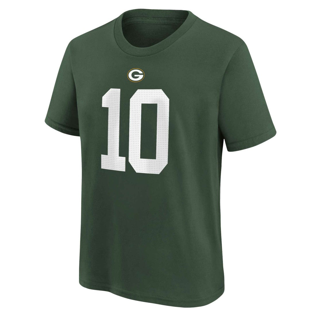 Jordan Love Green Bay Packers Youth Player Name & Number T-Shirt - Green T-shirts