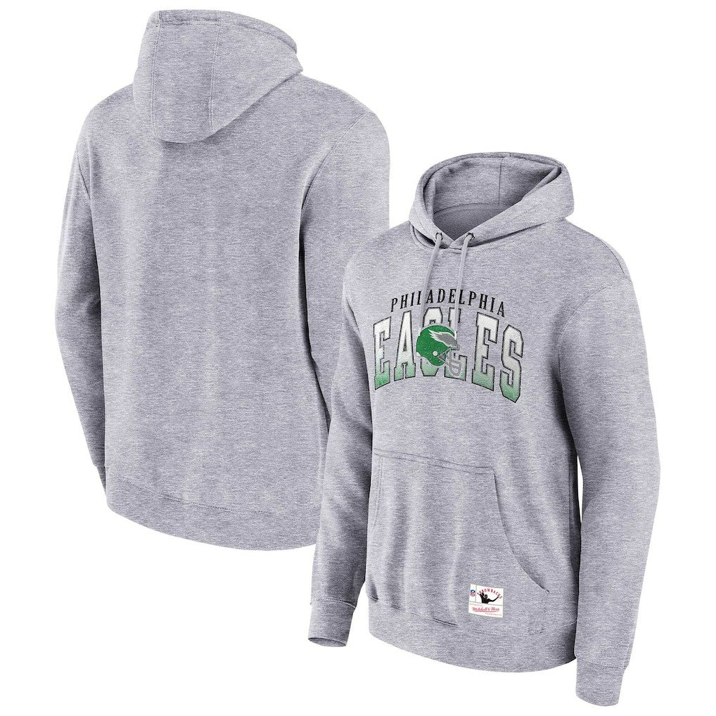 Philadelphia Eagles Pocket Passer Pullover Hoodie - Heather Gray Hoodies