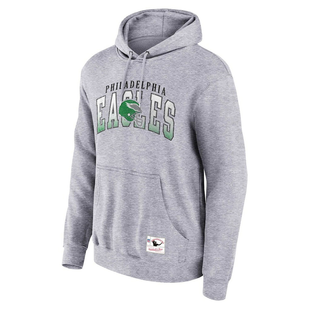 Philadelphia Eagles Pocket Passer Pullover Hoodie - Heather Gray Hoodies
