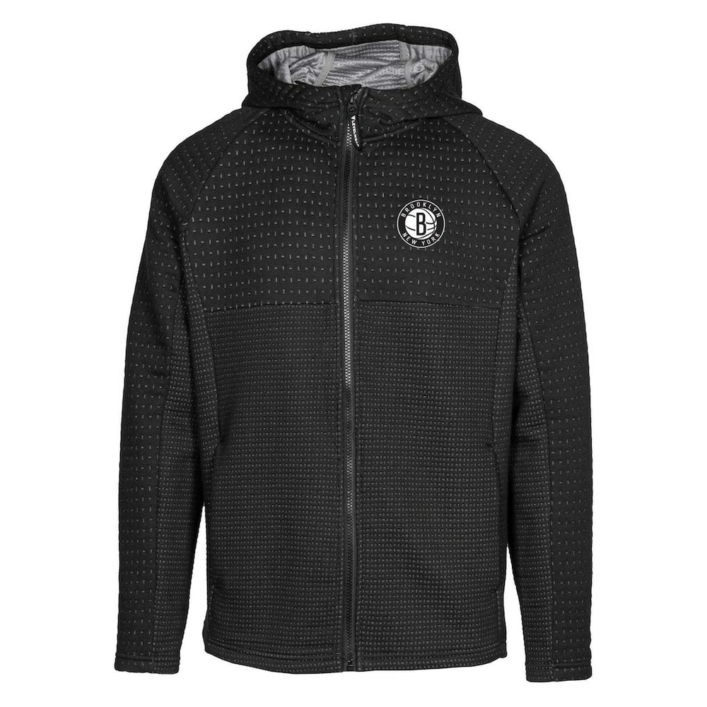 Brooklyn Nets Levelwear Durham Insignia Core Full-Zip Hoodie Black