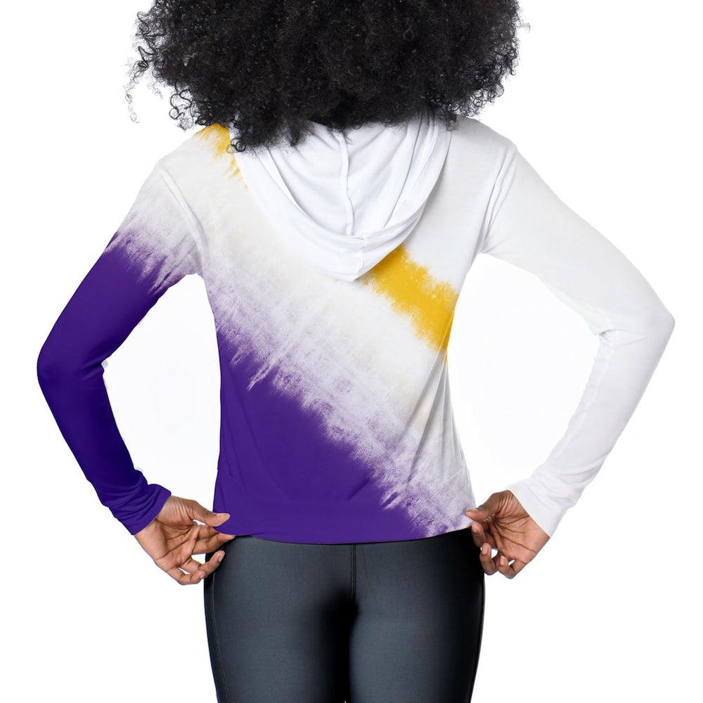 Minnesota Vikings Certo Women's Rundown Lightweight Pullover Hoodie - White Hoodies