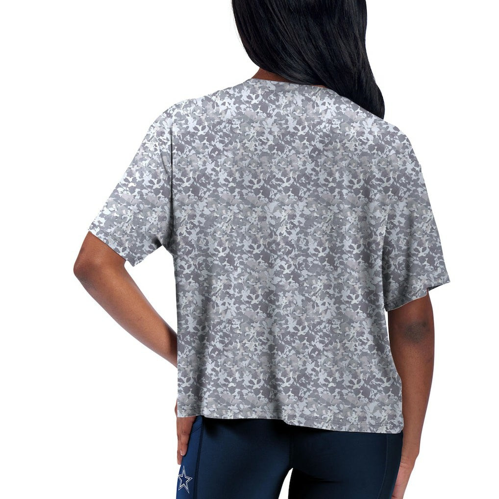 Dallas Cowboys Certo Women's Turnout T-Shirt - Charcoal T-shirts
