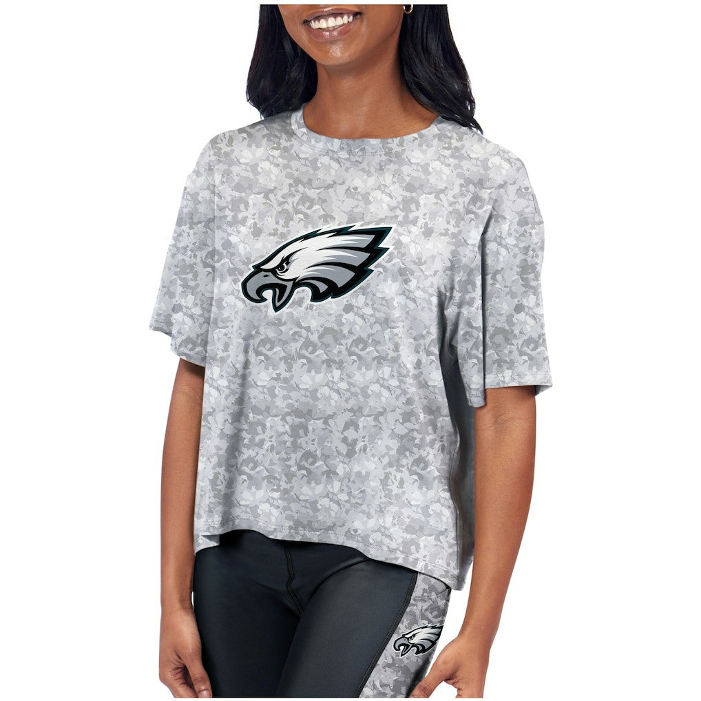 Philadelphia Eagles Certo Women's Turnout T-Shirt - Gray T-shirts