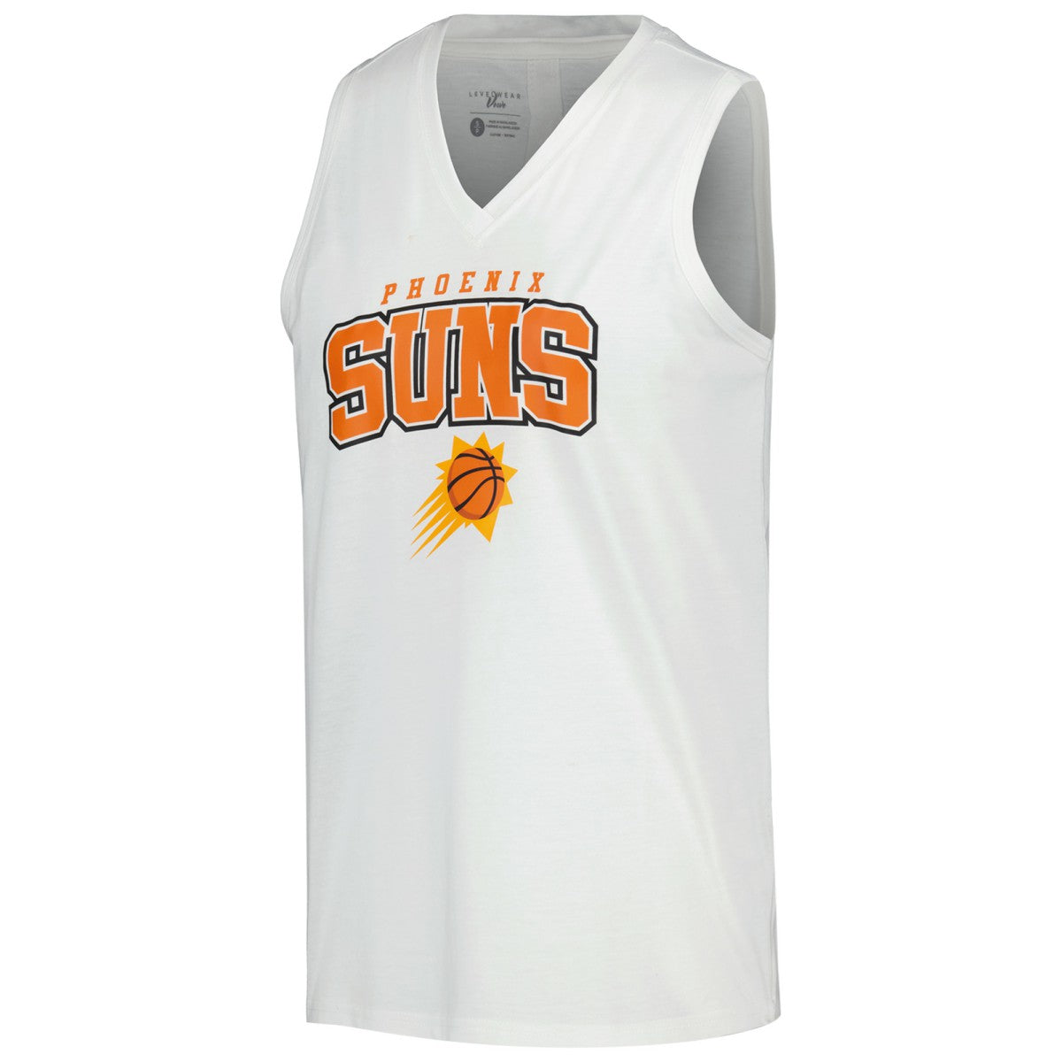 Phoenix Suns Levelwear Women's Paisley Peekaboo Tank Top White