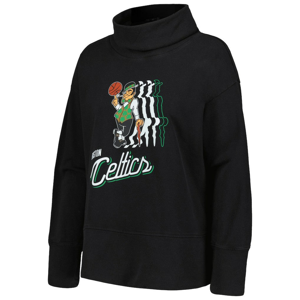 Boston Celtics Levelwear Women's Sunset Pullover Sweatshirt Black outlet