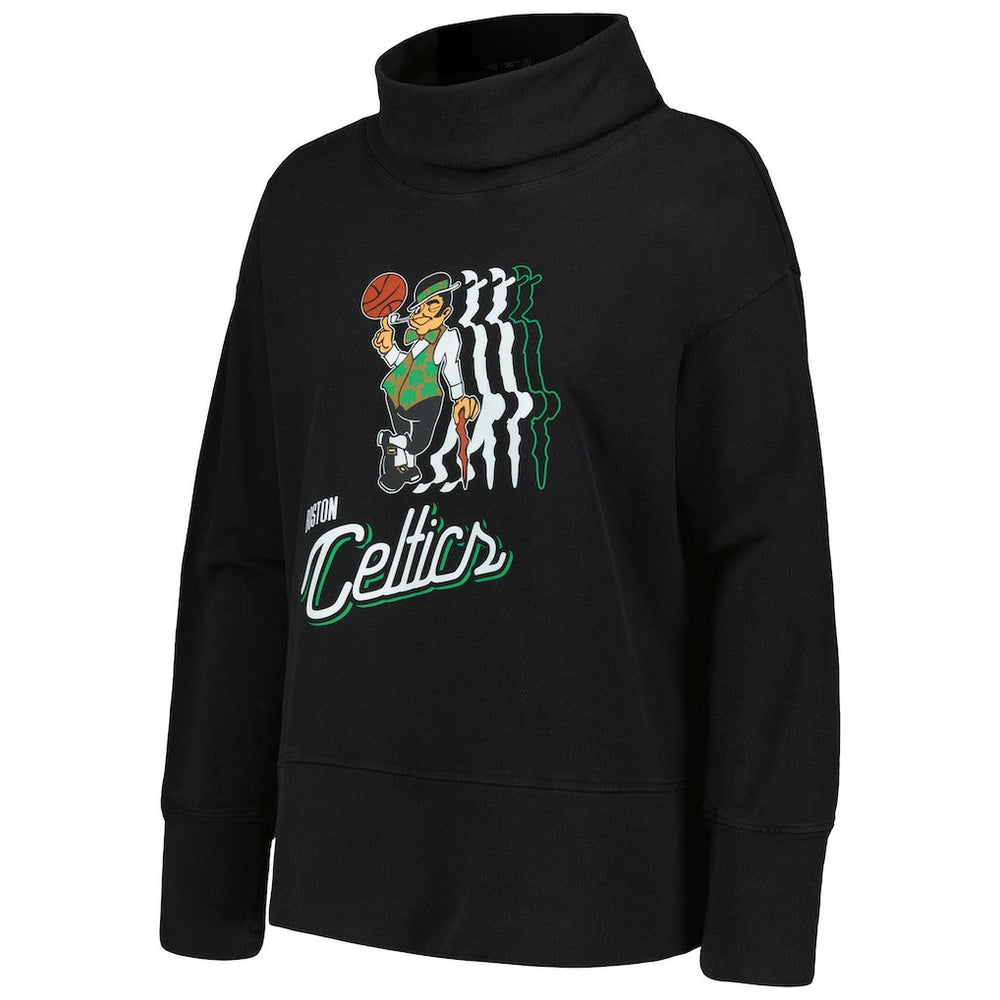 Boston Celtics Levelwear Women's Sunset Pullover Sweatshirt Black outlet