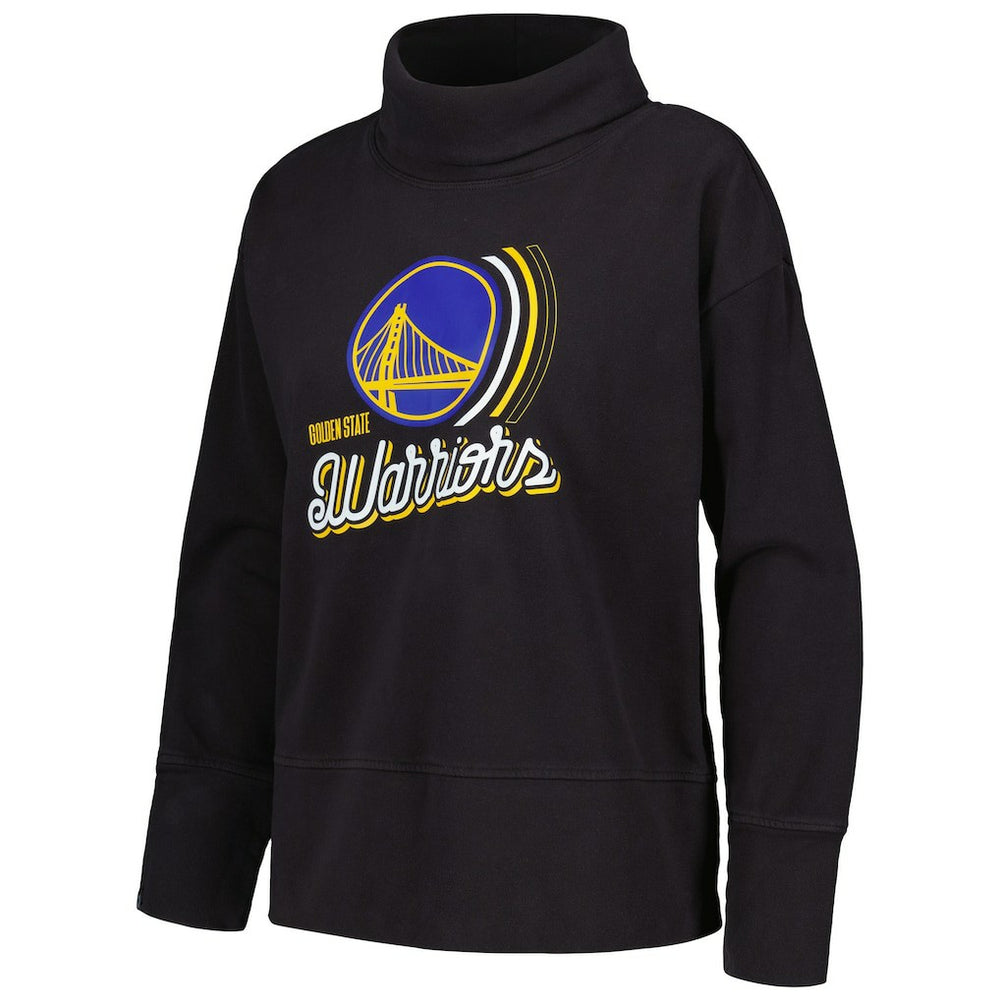 Golden State Warriors Levelwear Women's Sunset Pullover Sweatshirt Black outlet