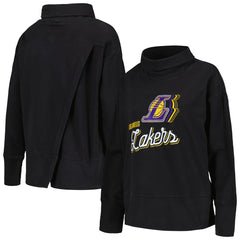 Los Angeles Lakers Levelwear Women's Sunset Pullover Sweatshirt Black