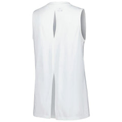 Dallas Mavericks Levelwear Women's Paisley Peekaboo Tank Top White