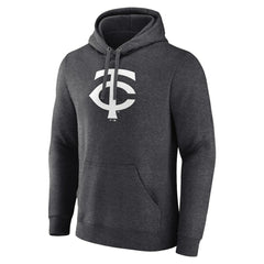Minnesota Twins Personalized Monochrome Name & Number Pullover Hoodie - Charcoal Hoodies