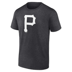 Pittsburgh Pirates Personalized Monochrome Name & Number T-Shirt - Charcoal T-shirts