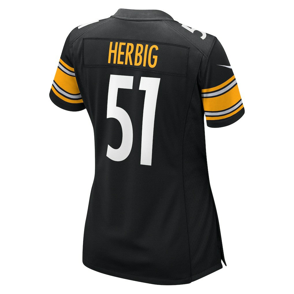 Nick Herbig Pittsburgh Steelers Women's Game Jersey - Black Jerseys