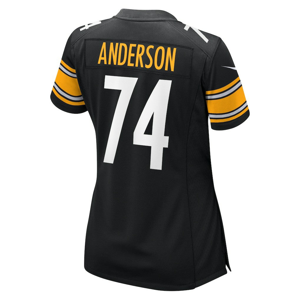Spencer Anderson Pittsburgh Steelers Women's Game Jersey - Black Jerseys