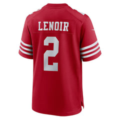 Deommodore Lenoir San Francisco 49ers Game Jersey - Scarlet Jerseys