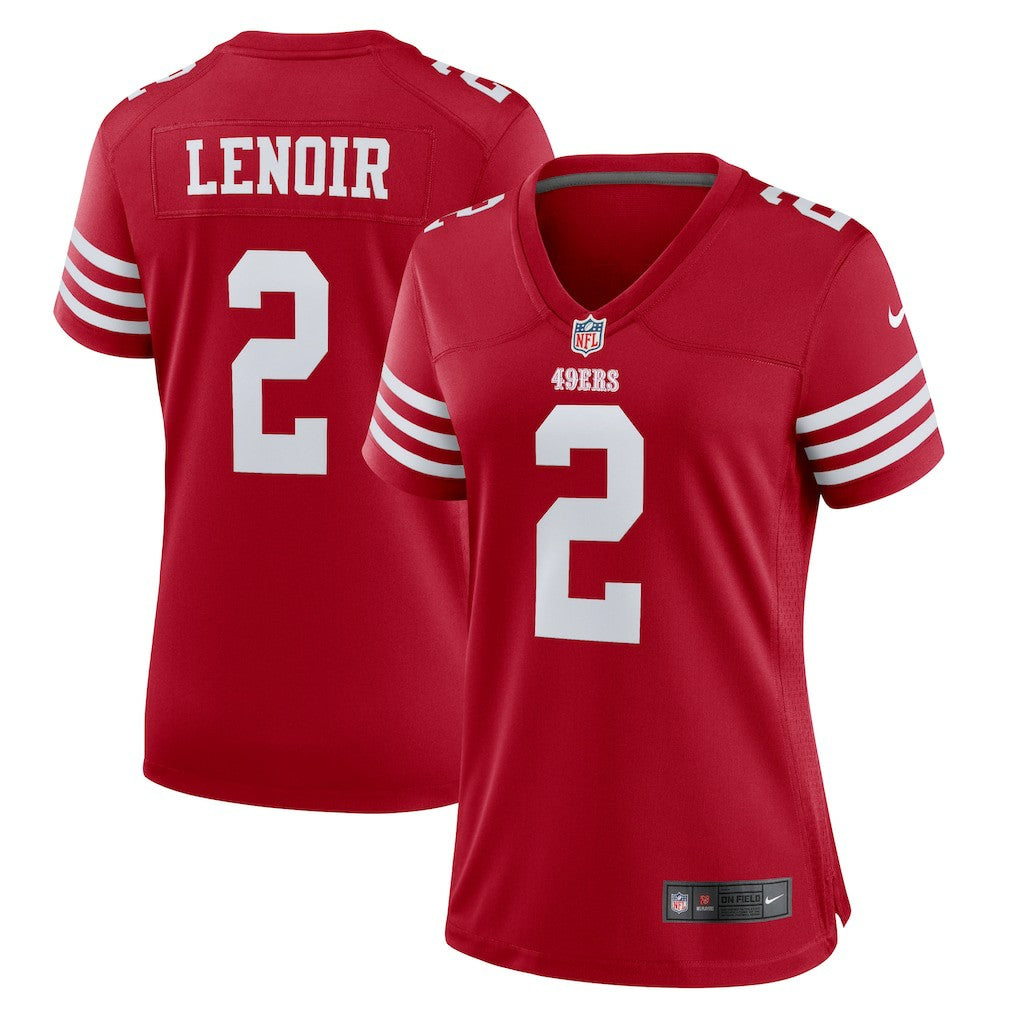 Deommodore Lenoir San Francisco 49ers Women's Game Jersey - Scarlet Jerseys