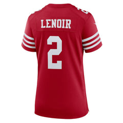 Deommodore Lenoir San Francisco 49ers Women's Game Jersey - Scarlet Jerseys