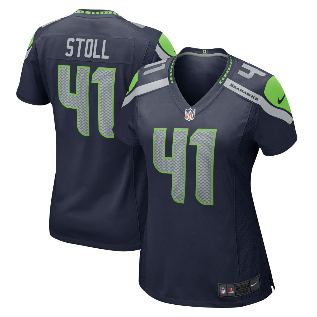 Chris Stoll Seattle Seahawks Women's Team Game Jersey - College College Navy Jerseys