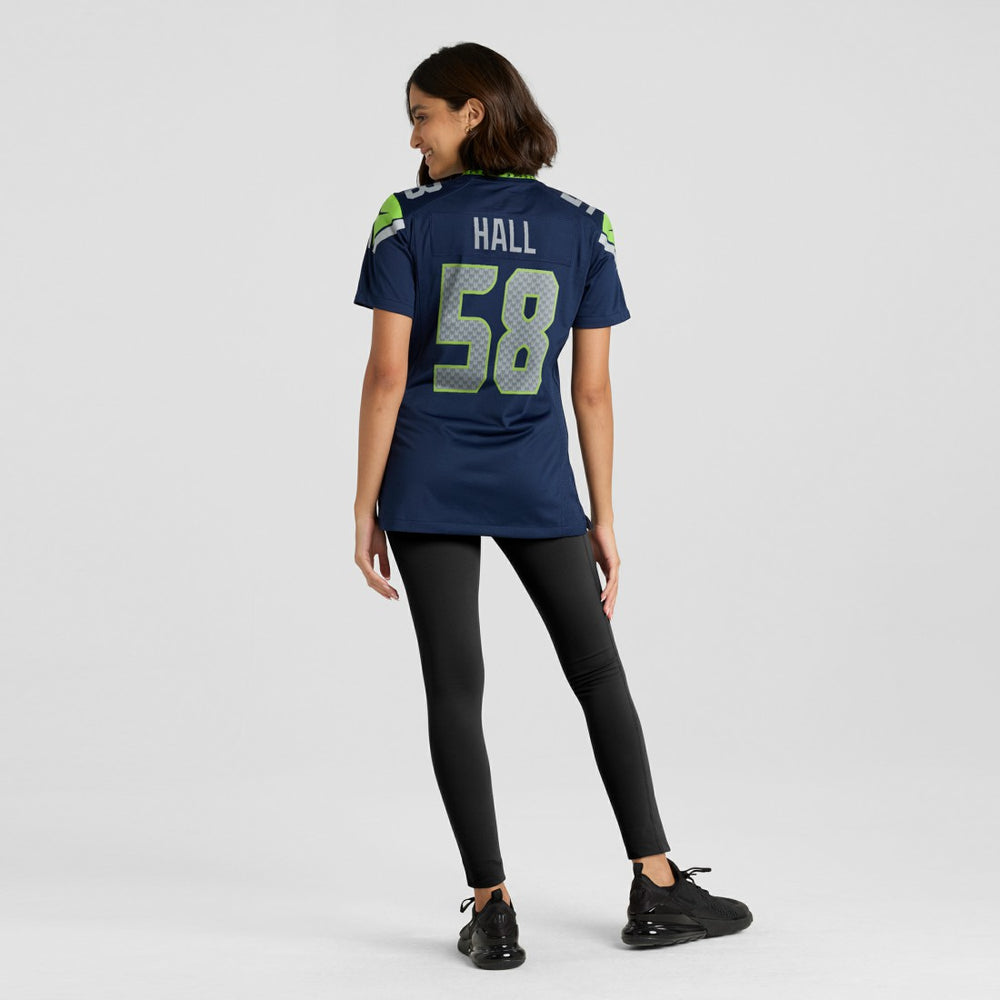 Derick Hall Seattle Seahawks Women's Team Game Jersey - College College Navy Jerseys