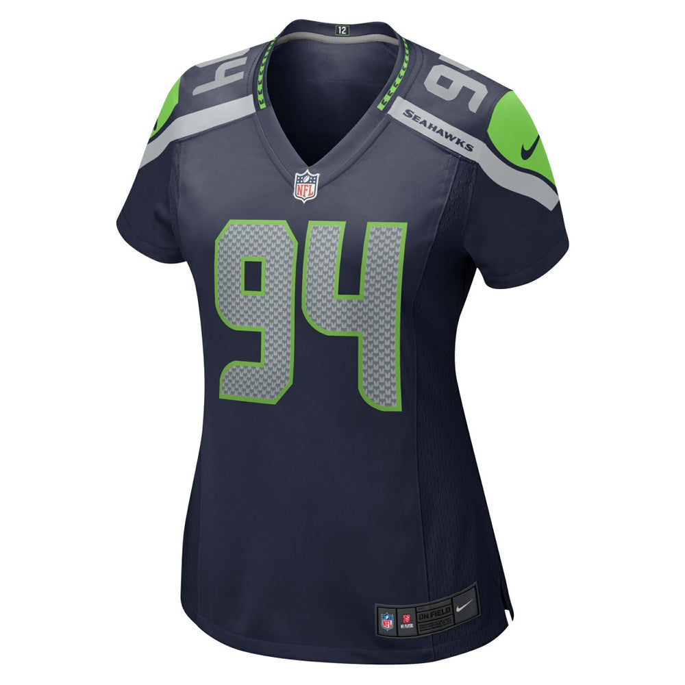 Mike Morris Seattle Seahawks Women's Team Game Jersey - College College Navy Jerseys
