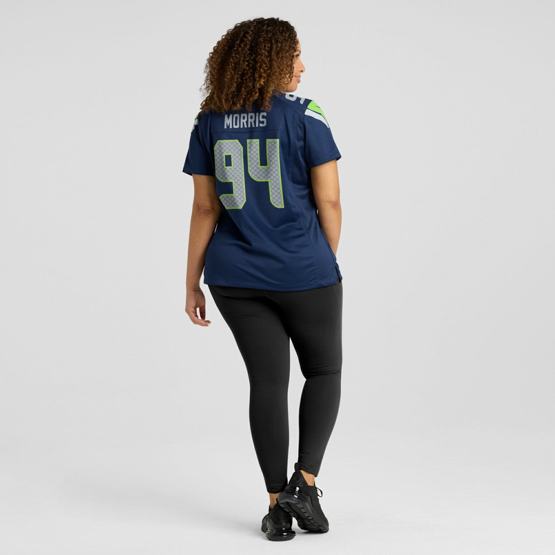Mike Morris Seattle Seahawks Women's Team Game Jersey - College College Navy Jerseys