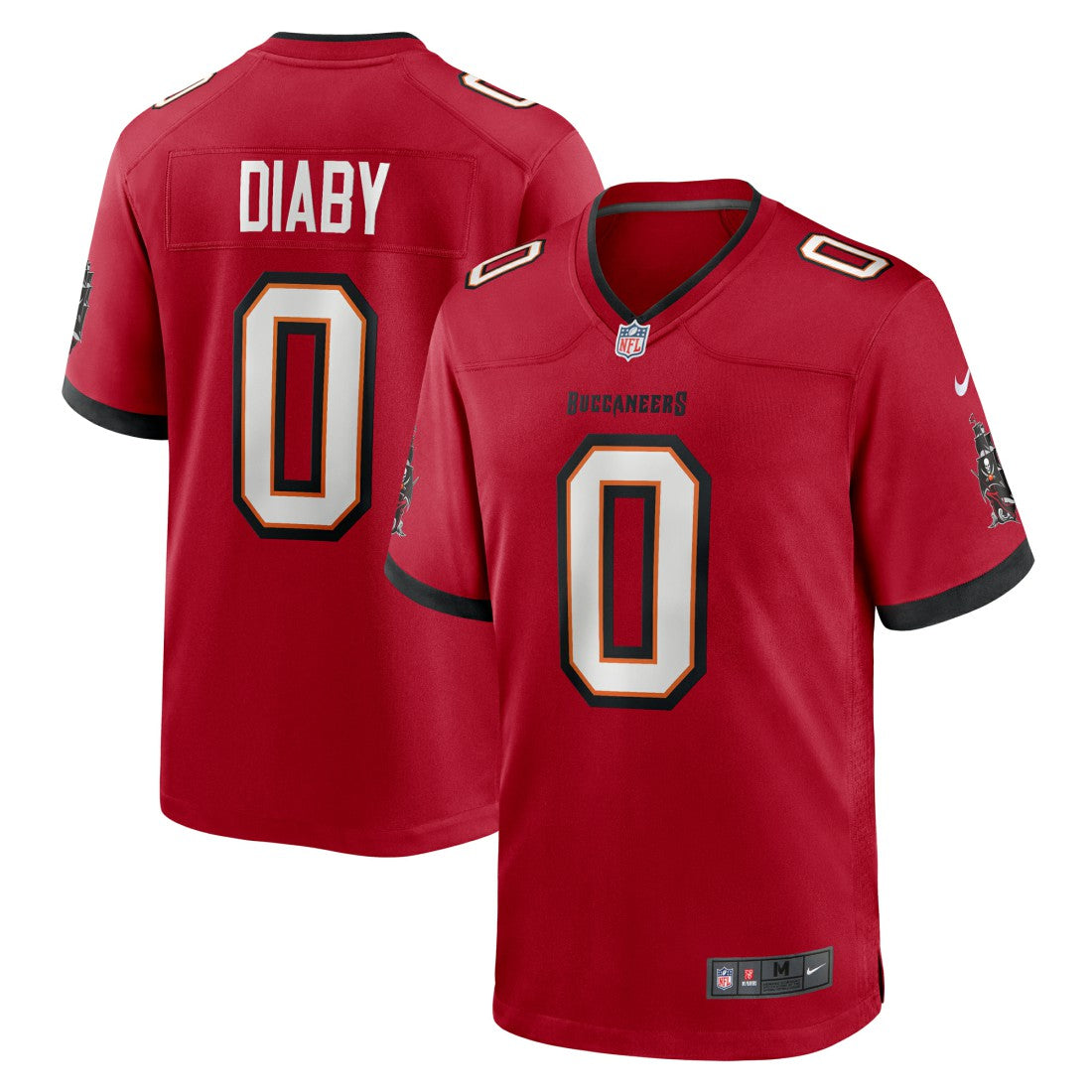 YaYa Diaby Tampa Bay Buccaneers Game Jersey - Red Jerseys