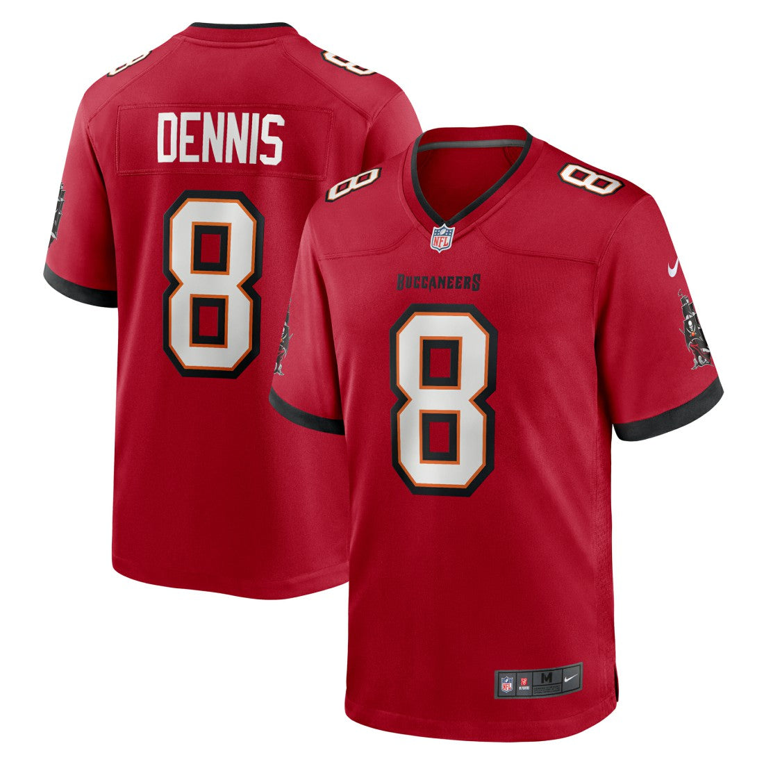 SirVocea Dennis Tampa Bay Buccaneers Game Jersey - Red Jerseys