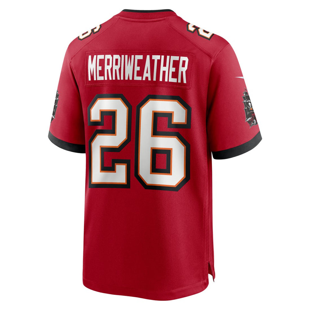 Kaevon Merriweather Tampa Bay Buccaneers Game Jersey - Red Jerseys
