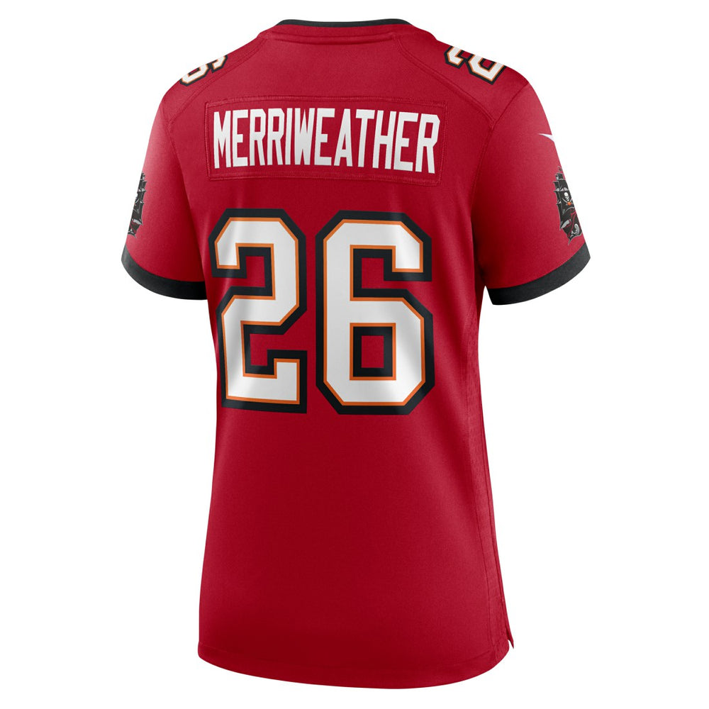 Kaevon Merriweather Tampa Bay Buccaneers Women's Game Jersey - Red Jerseys