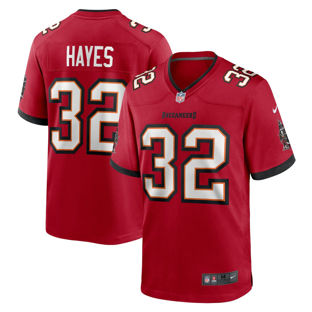 Josh Hayes Tampa Bay Buccaneers Game Jersey - Red Jerseys