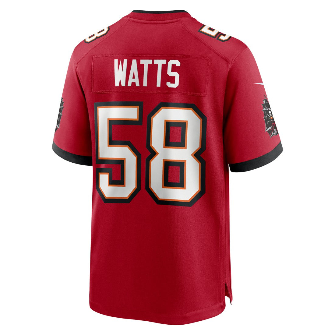 Markees Watts Tampa Bay Buccaneers Game Jersey - Red Jerseys